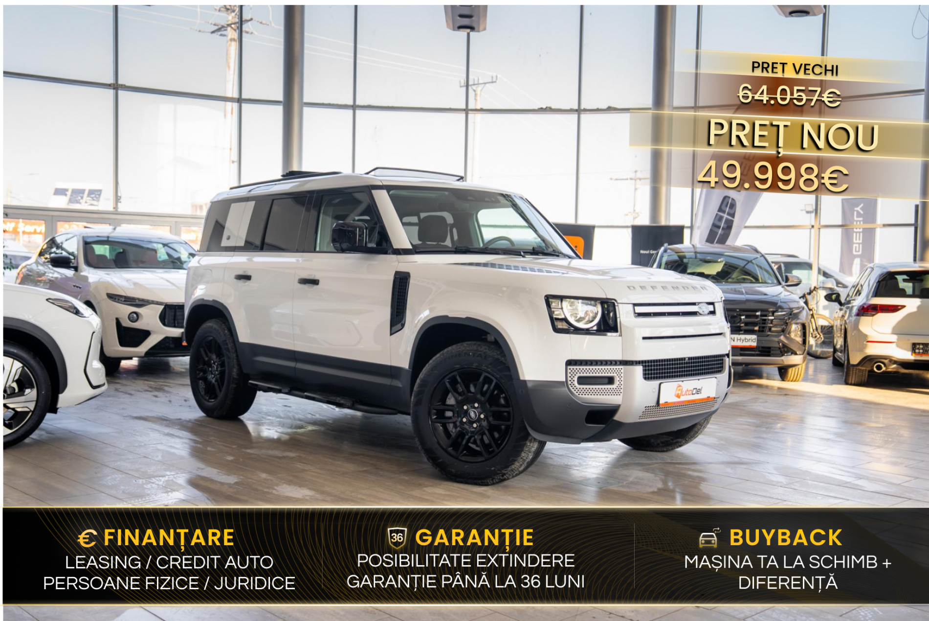 Land Rover Defender D300 3.0d 4x4 MHEV - "Hard Top"