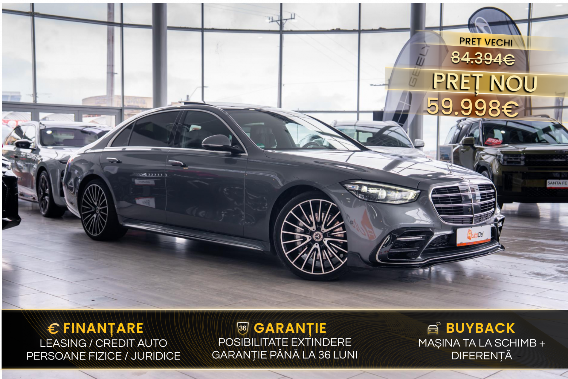 Mercedes-Benz S-Class S 400d LONG 4Matic "AMG Line"