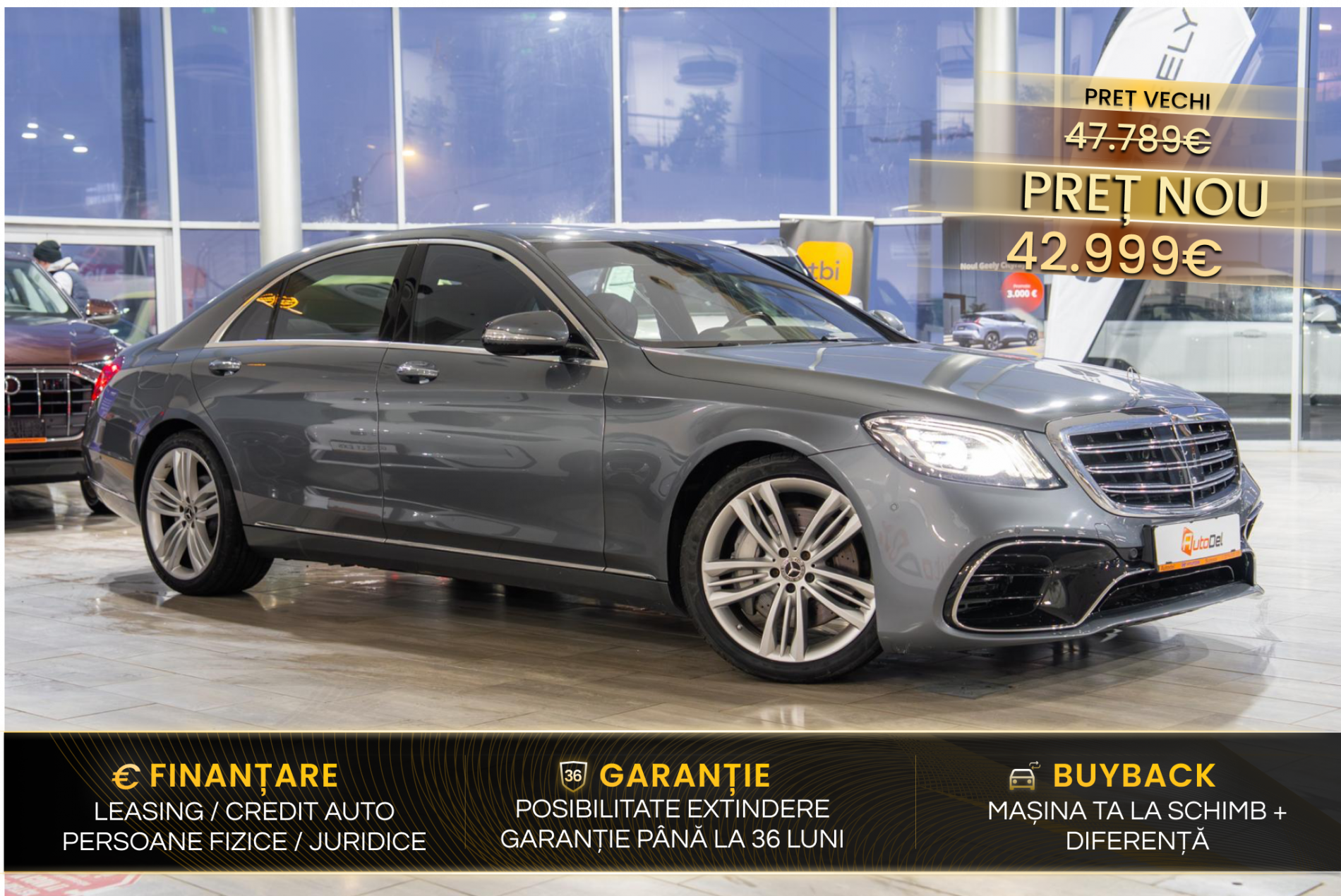 Mercedes-Benz S-Class 450 LONG 4MATIC 3.0 EQ BOOST